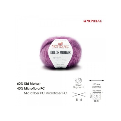 OVILLO LANA 50gr DOLCE MOHAIR