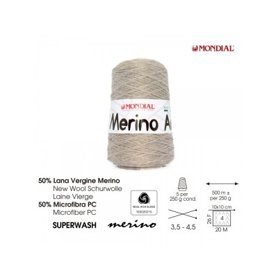 OVILLO LANA 250gr MERINO...